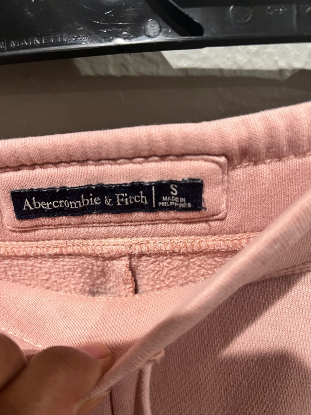 Abercrombie & Fitch Pink Drawstring Sweatpants Size Small Jogger Style - Picture 3 of 4